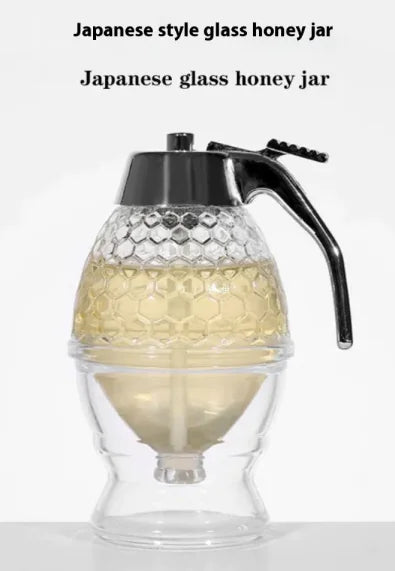 Glass Honey Dispenser Jar