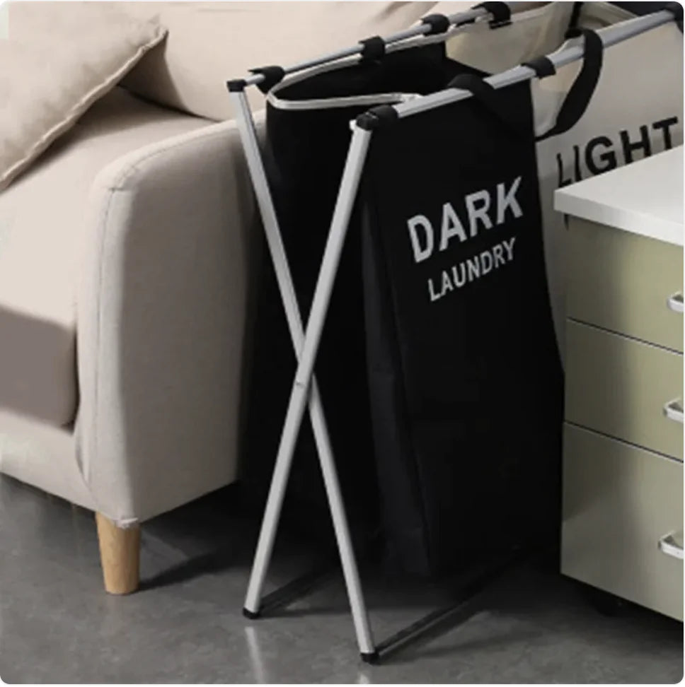 Aluminum Frame Large Laundry Hamper