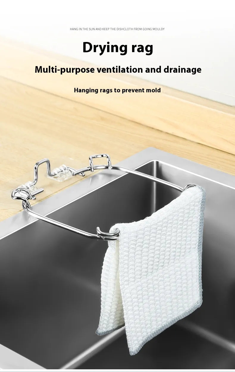 Stainless Steel Sink Garbage Drainer Rack