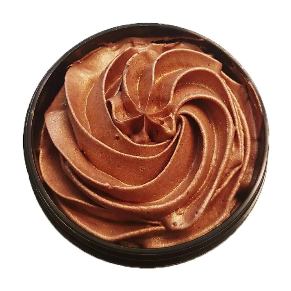 Organic Whipped Shea Body Shimmers 2 fl oz Bronze Diamond Gold Shimmer 3 Pcs