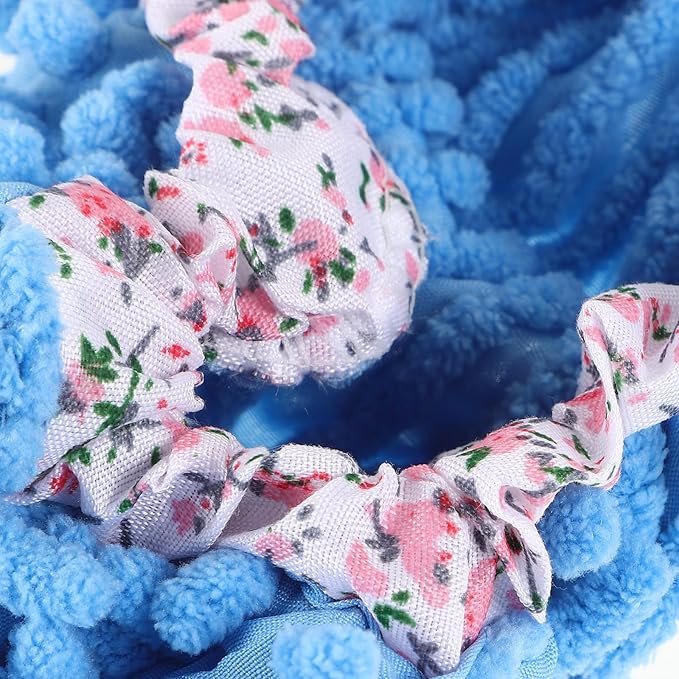 1 pc Washable Mop Slipper Shoe Reusable Mopping Sock for Dust Cleaning Chenille Floor Duster for House Office Kitchen Bathroom