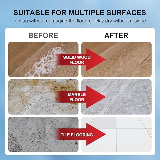 10 Bottles Compatible with Tineco Cleaning Solution 500ml Per Bottle Lavender Scents Floor Cleaner Compatible with All Robot Vacuums with Mopping and Cordless Wet/Dry Vacuum (Lavender Scents)