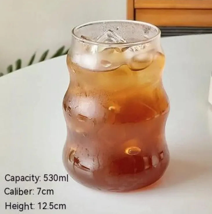 Glass Coffee Breakfast Milk Cup