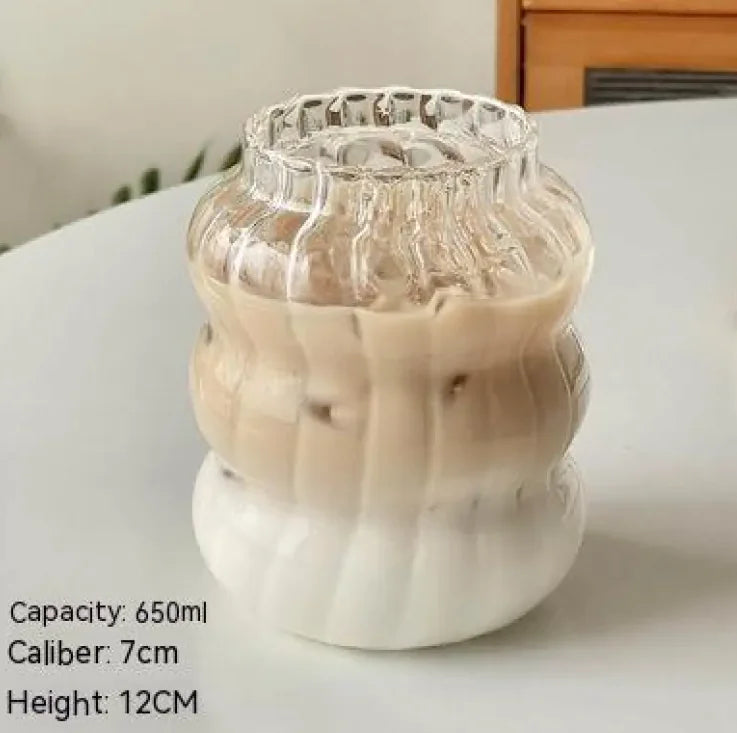 Glass Coffee Breakfast Milk Cup