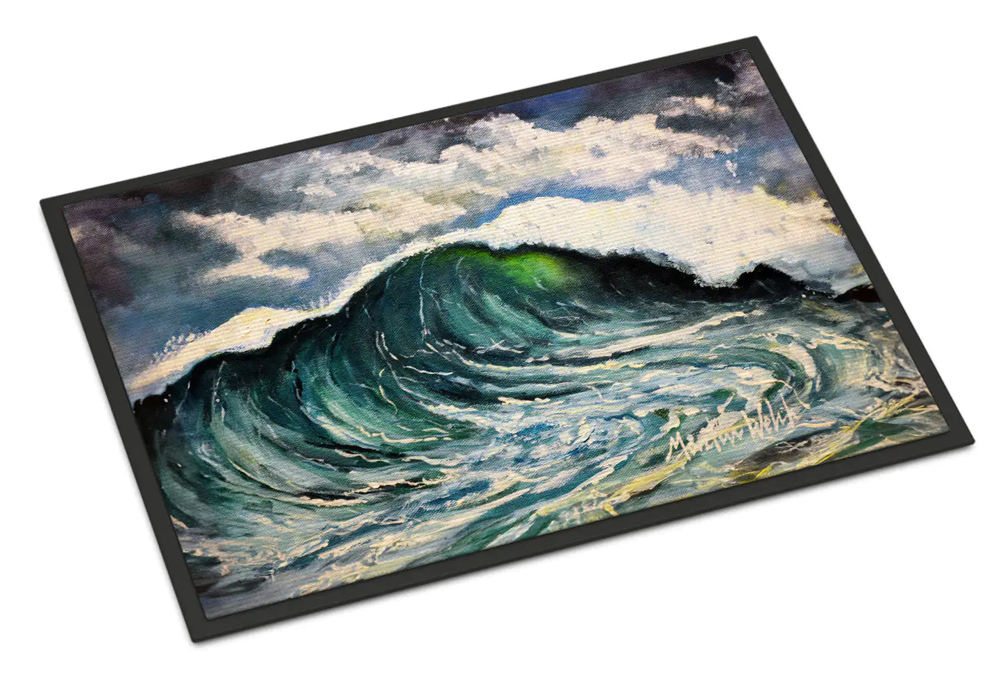 Big Blue Wave Doormat