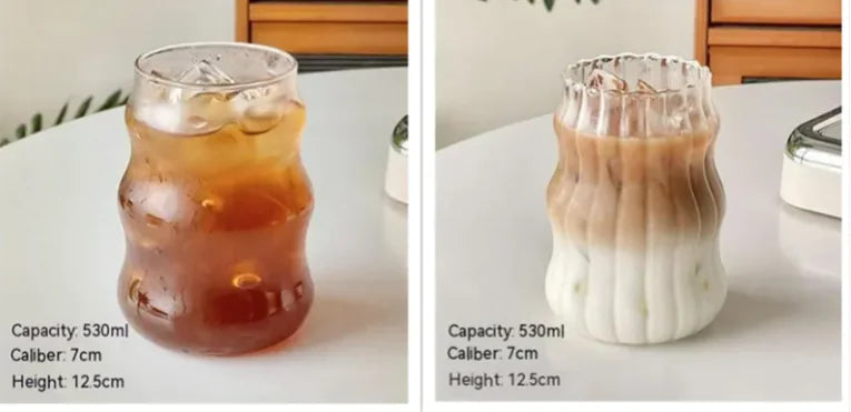 Glass Coffee Breakfast Milk Cup