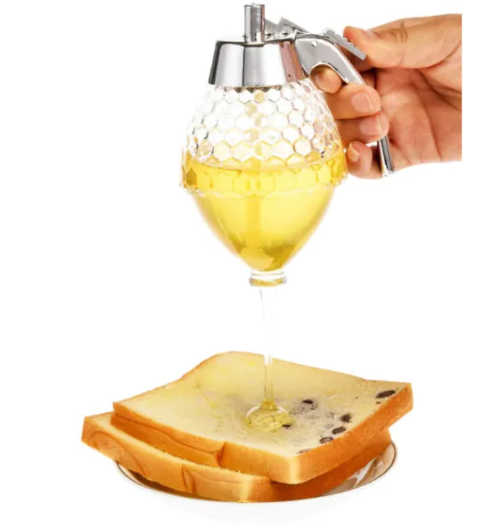 Glass Honey Dispenser Jar