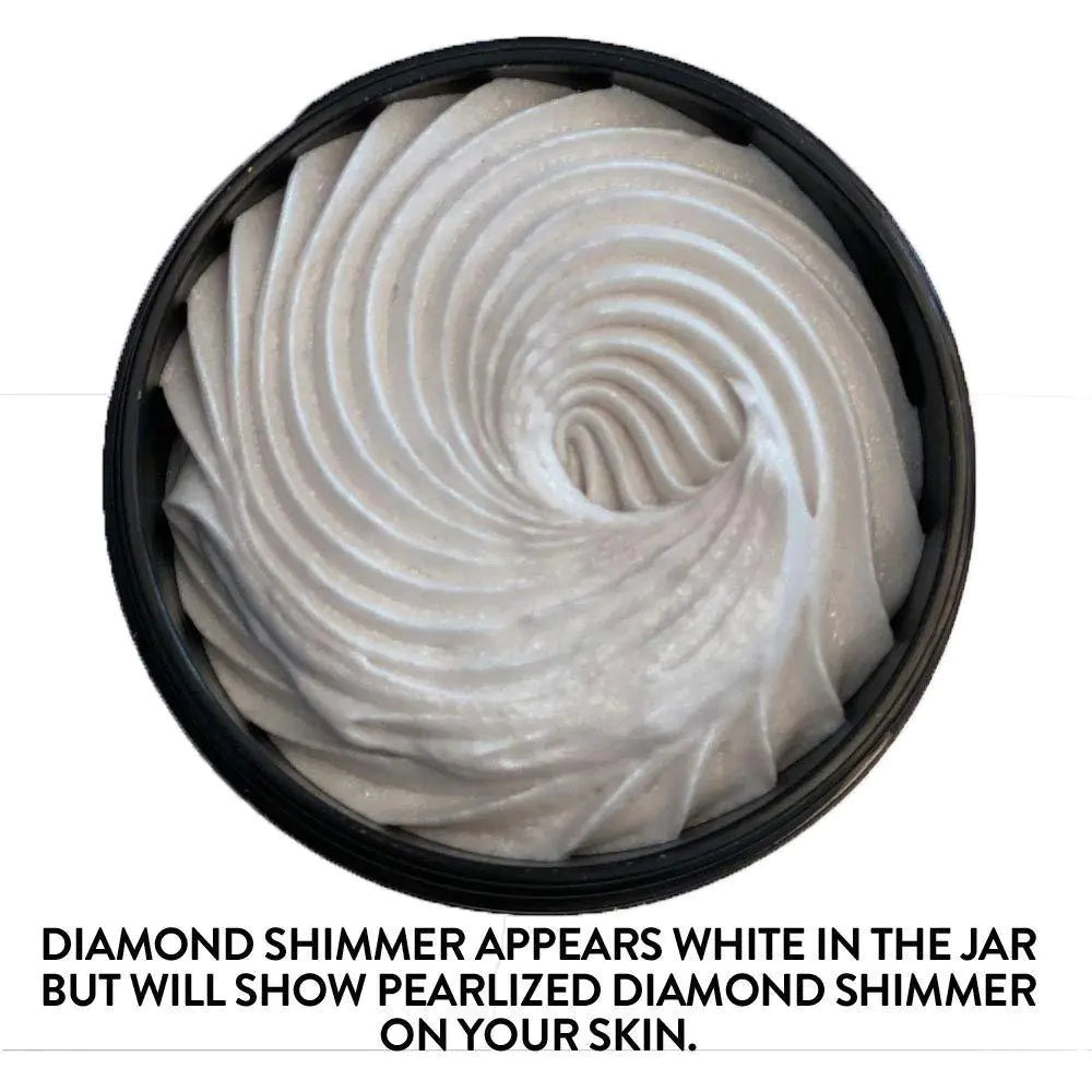 Organic Whipped Shea Body Shimmers 2 fl oz Bronze Diamond Gold Shimmer 3 Pcs