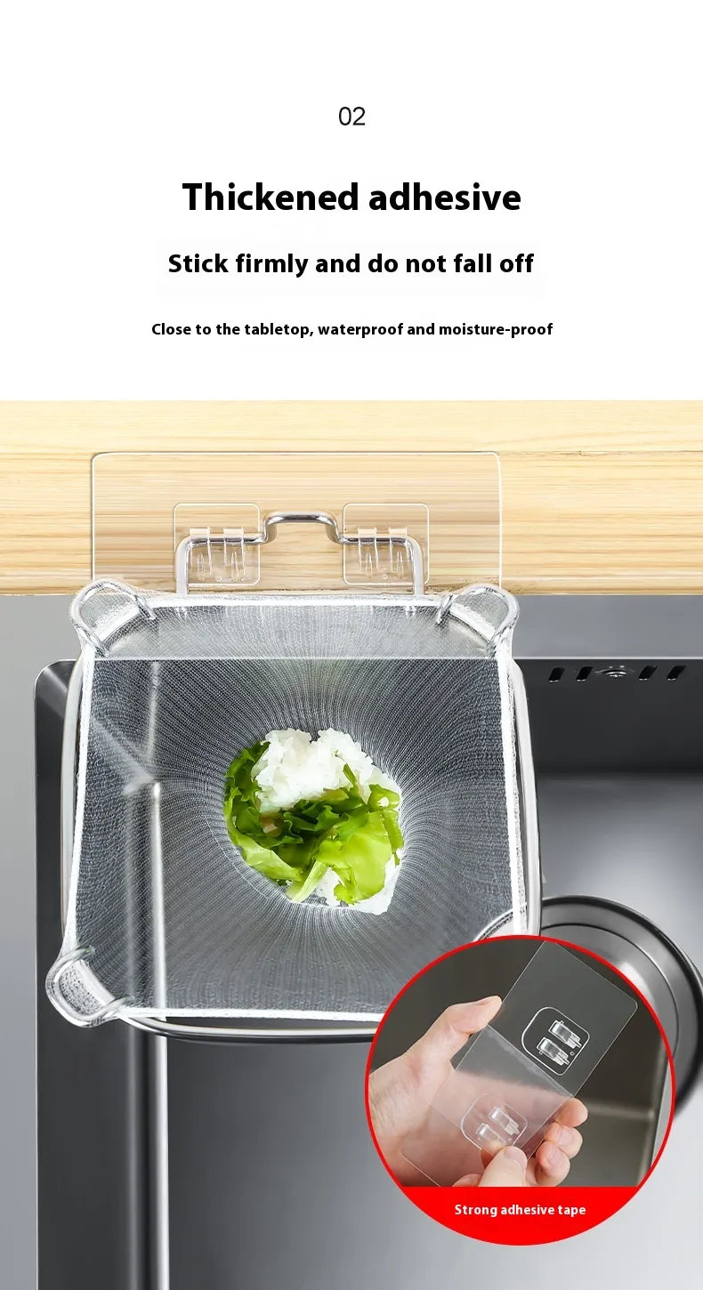 Stainless Steel Sink Garbage Drainer Rack