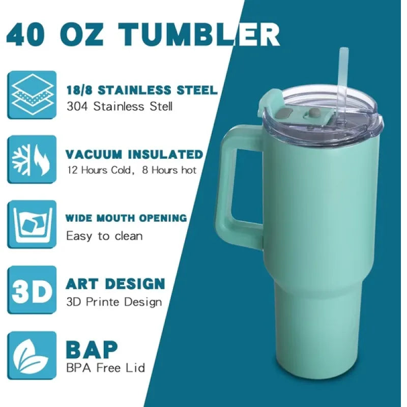 40oz Stainless Steel Tumbler