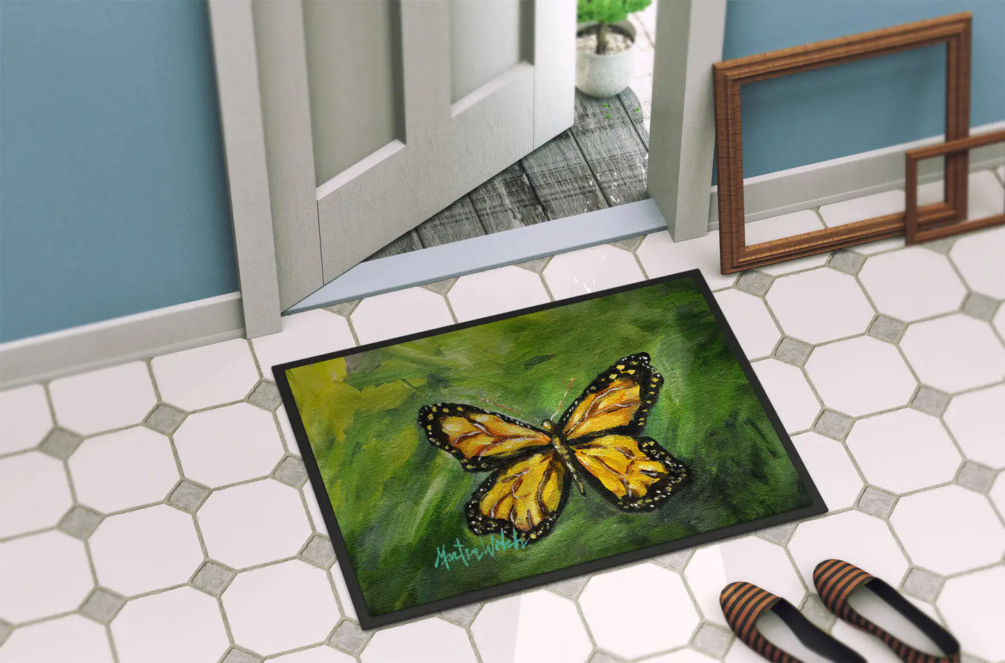 Monarch Glover Fly Butterfly Doormat