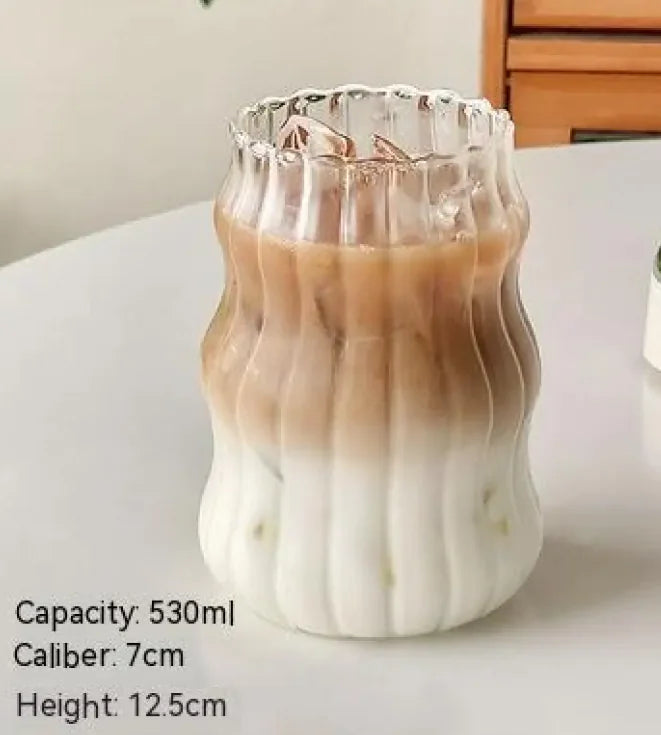 Glass Coffee Breakfast Milk Cup
