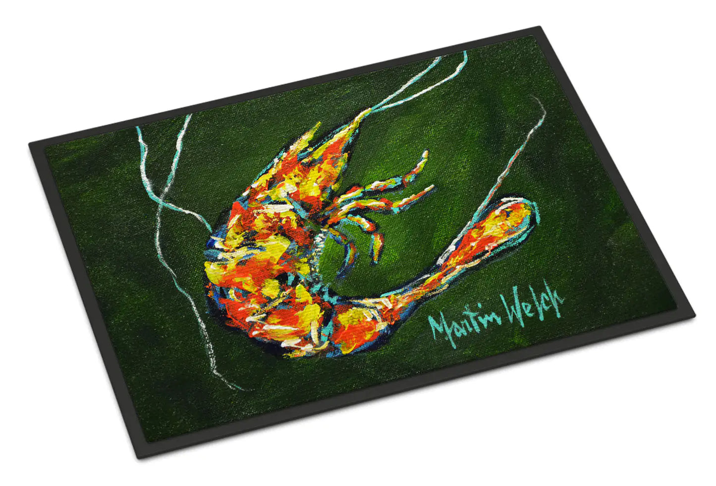 Green Waters Shrimp Doormat