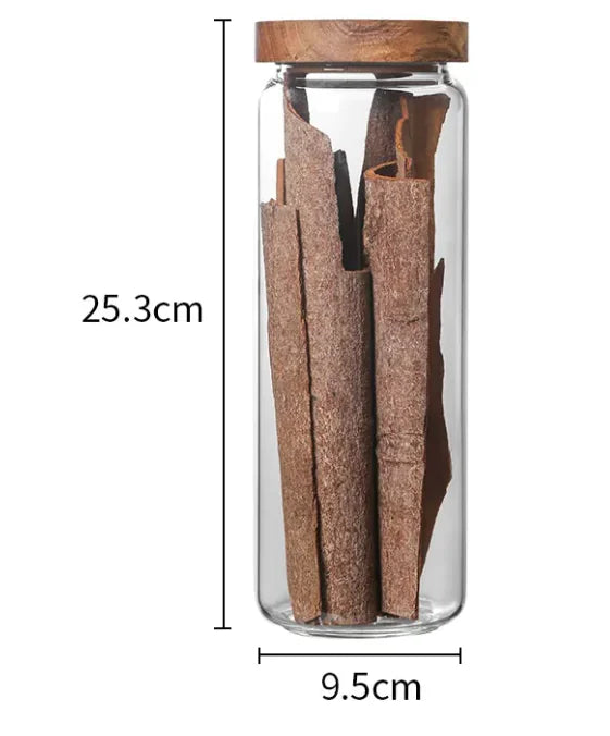 Creative Household Retro Glass Tea Caddy