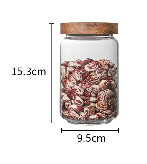 Creative Household Retro Glass Tea Caddy