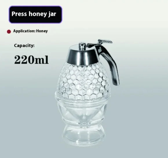 Glass Honey Dispenser Jar