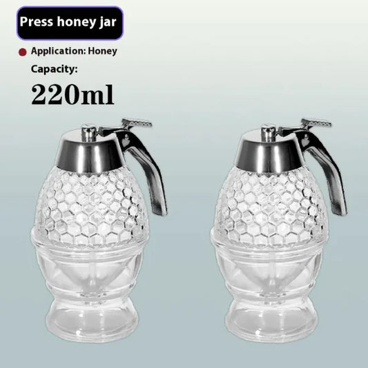 Glass Honey Dispenser Jar