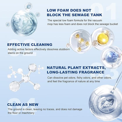 10 Bottles Compatible with Tineco Cleaning Solution 500ml Per Bottle Lavender Scents Floor Cleaner Compatible with All Robot Vacuums with Mopping and Cordless Wet/Dry Vacuum (Lavender Scents)