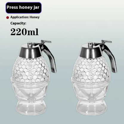 Glass Honey Dispenser Jar
