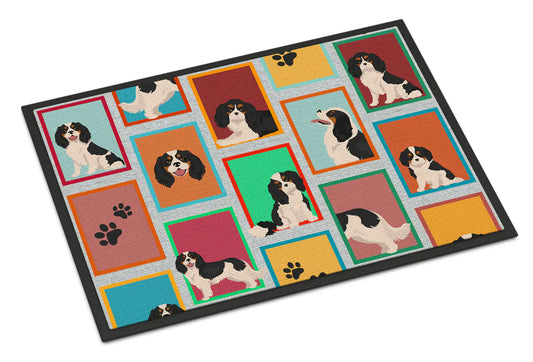 Lots of Tricolor Cavalier Spaniel Doormat