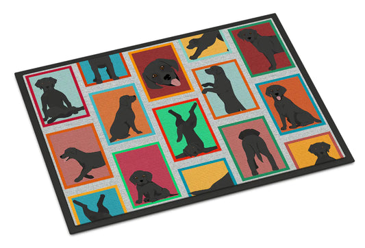 Lots of Black Labrador Retriever Doormat