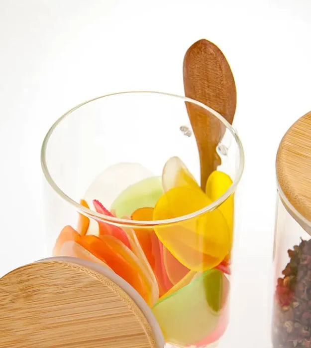 Round Jar With Small Spoon