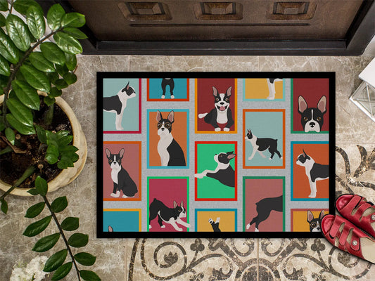 Lots of Boston Terrier Doormat