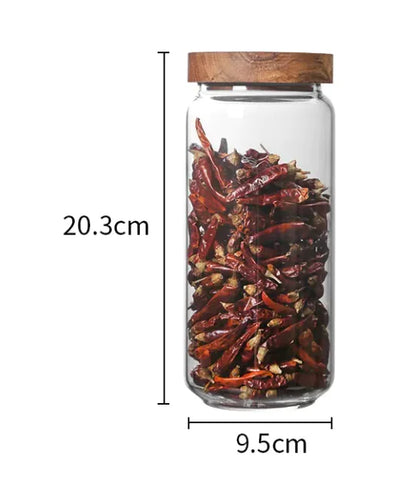 Creative Household Retro Glass Tea Caddy